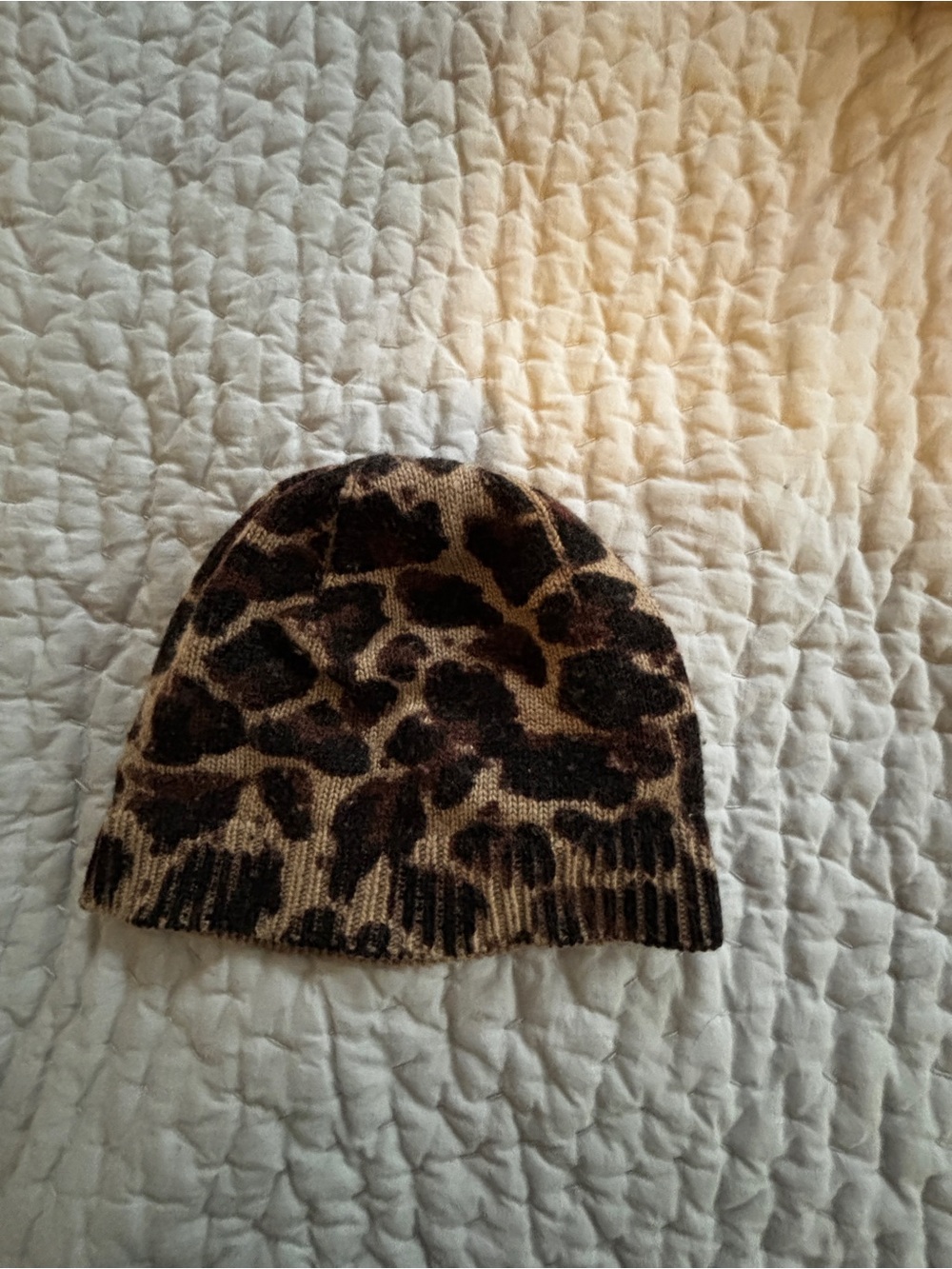J. Crew Knit Beanie in Taupe